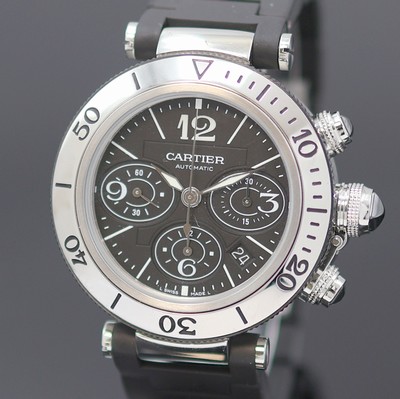 27165807a - CARTIER Pasha Seatimer Armbandchronograph Referenz 2995, Automatik, Edelstahlgeh. inkl. ...