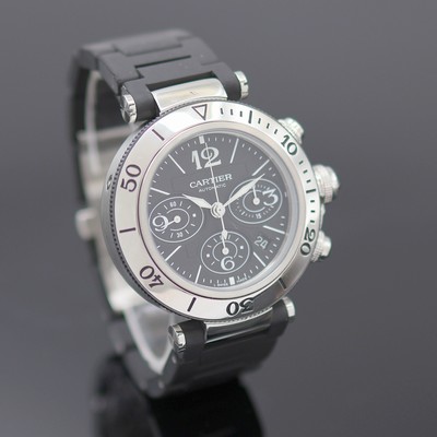 27165807b - CARTIER Pasha Seatimer Armbandchronograph Referenz 2995, Automatik, Edelstahlgeh. inkl. ...