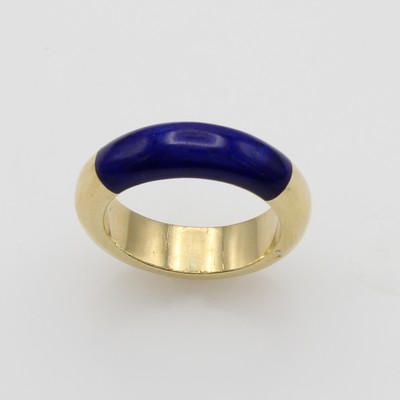 27165879a - Bandring mit Lapislazuli, GG 585/000, RW ca. 52
