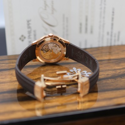27166843d - PATEK PHILIPPE Herrenarmbanduhr Aquanaut Referenz 5167R-001, Automatik, Roségold ...