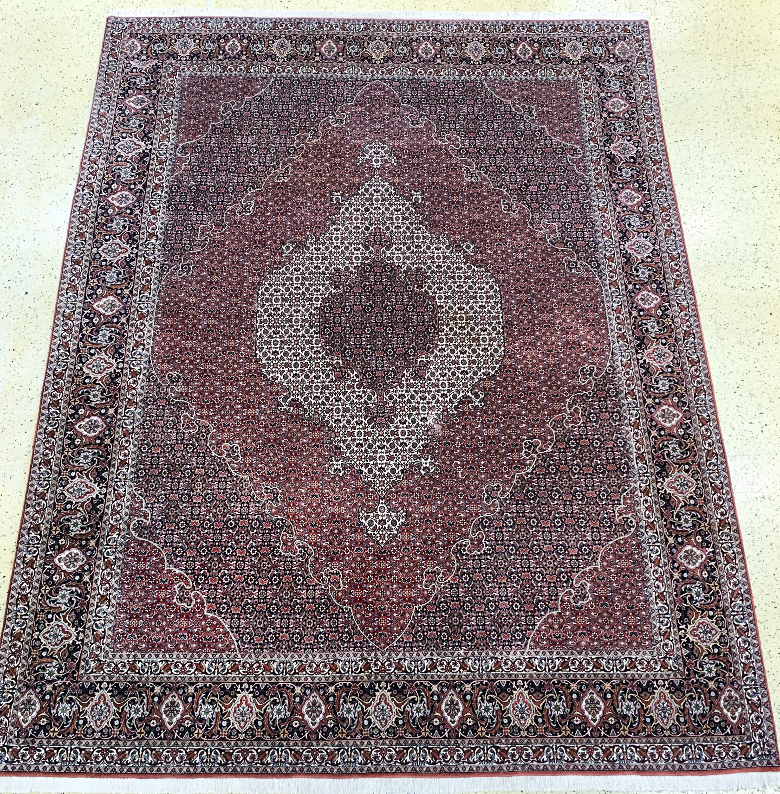 Image 27167229 - Bidjar Kork fein, Persien, Ende 20.Jhd, Korkwolle auf Baumwolle, ca. 392 x 304 cm, ...