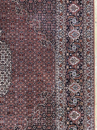 27167229f - Bidjar Kork fein, Persien, Ende 20.Jhd, Korkwolle auf Baumwolle, ca. 392 x 304 cm, ...