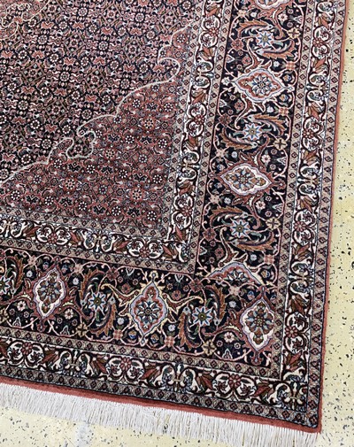27167229g - Bidjar Kork fein, Persien, Ende 20.Jhd, Korkwolle auf Baumwolle, ca. 392 x 304 cm, ...