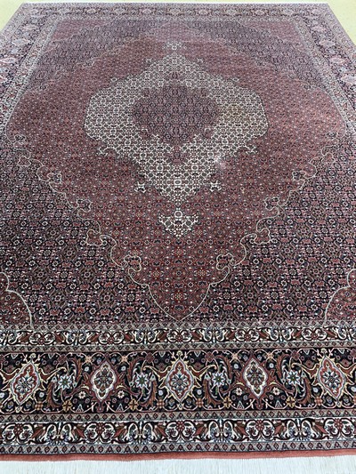 27167229j - Bidjar Kork fein, Persien, Ende 20.Jhd, Korkwolle auf Baumwolle, ca. 392 x 304 cm, ...