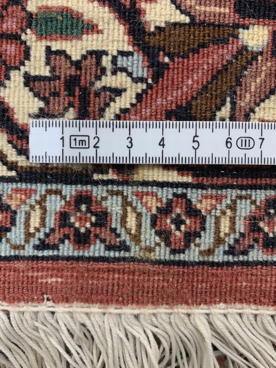 27167229k - Bidjar Kork fein, Persien, Ende 20.Jhd, Korkwolle auf Baumwolle, ca. 392 x 304 cm, ...
