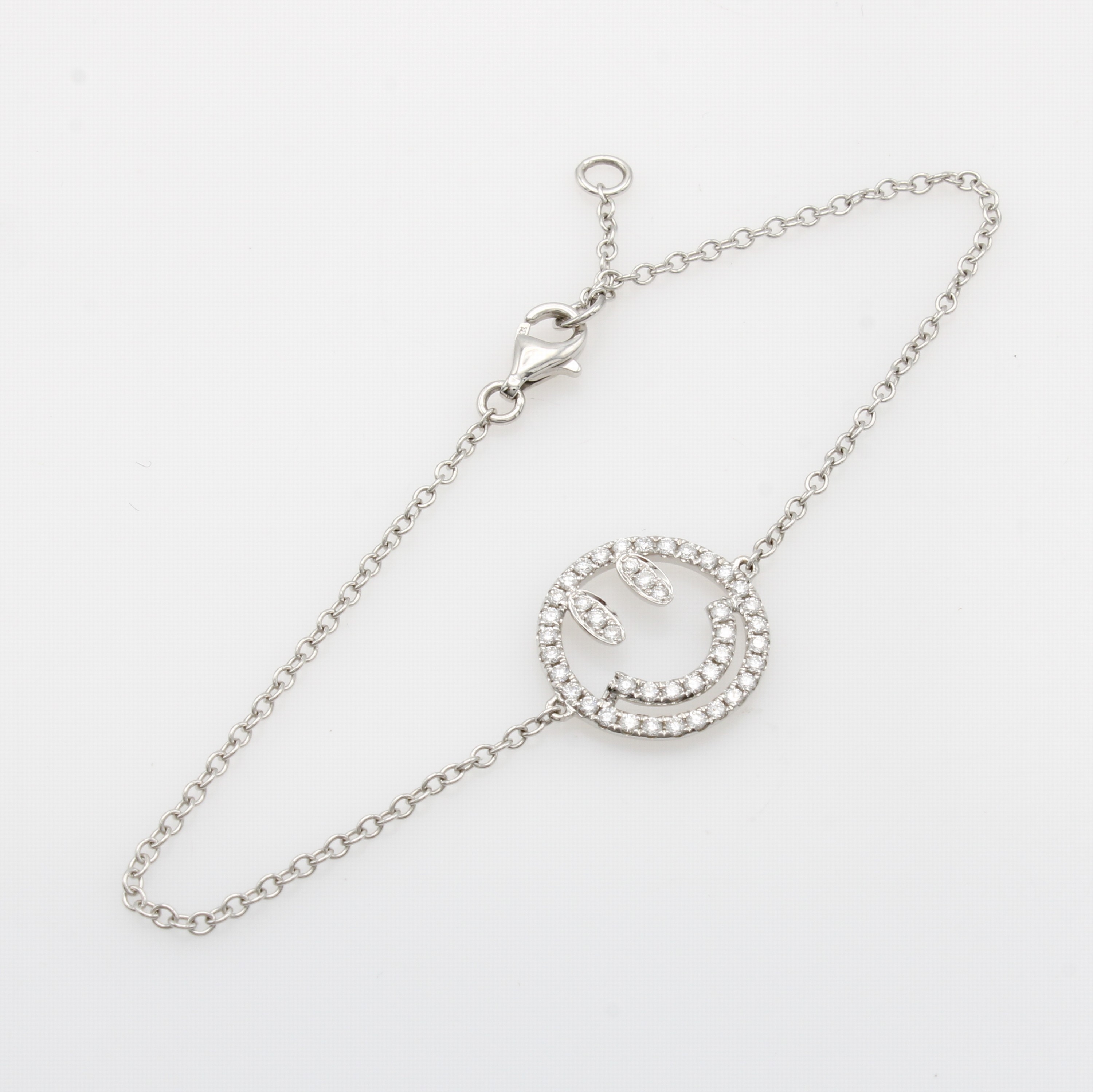 Image 27167946 - Armband ´Smiley´ mit Brillanten, WG 750/000, Brill. zus. ca. 0.35 ct feines Weiß/si, in ...