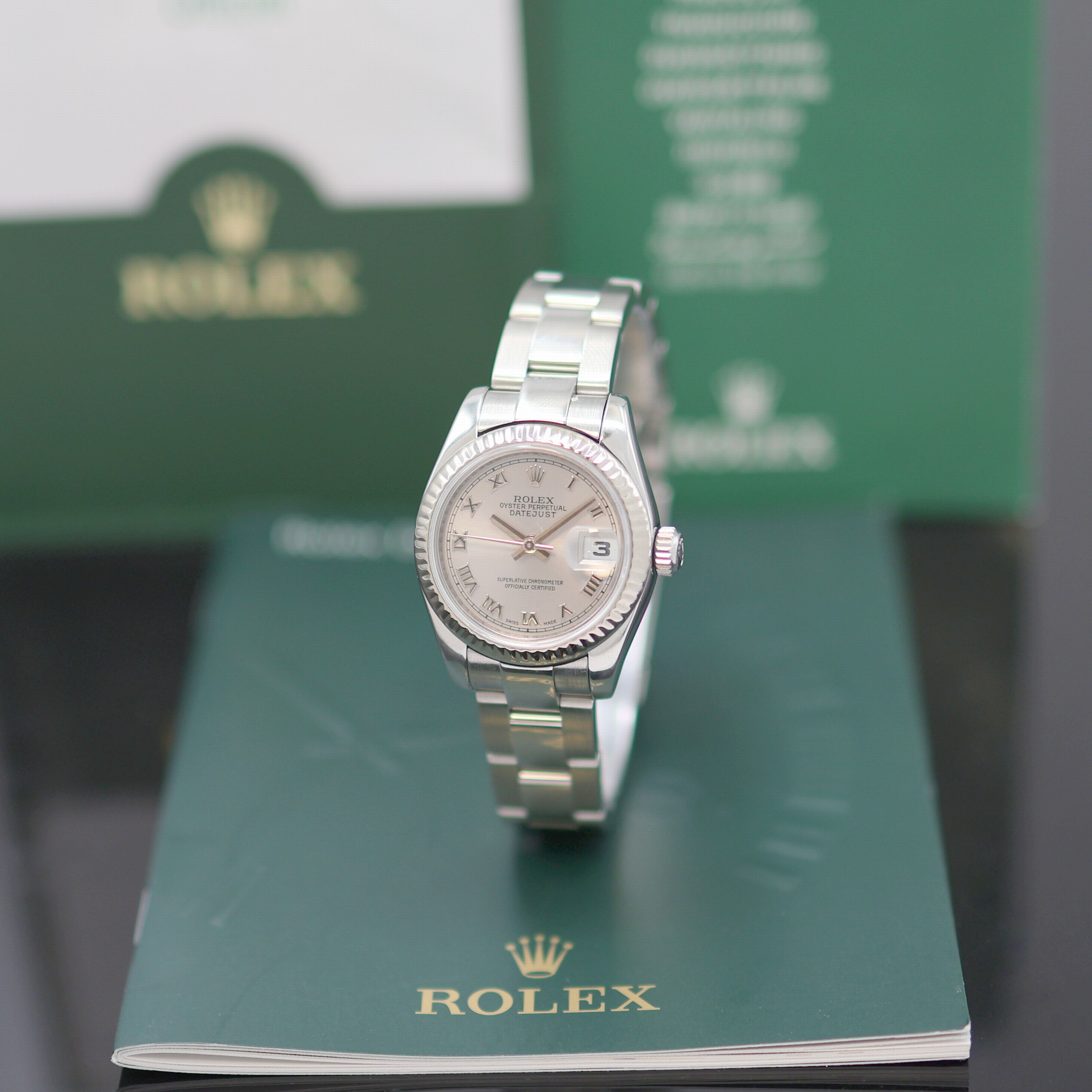 Image 27168393 - ROLEX Oyster Perpetual Datejust Damenarmbanduhr Referenz 179174, Automatik, Z-Serie, ...