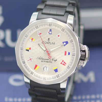 27168731a - CORUM Admiral´s Cup Trophy Herrenarmbanduhr Referenz 082.830.20, Automatik, ...