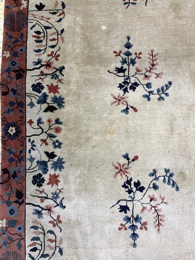 27168890d - Indo-Peking, Indien, Ende 20.Jhd, Wolle aufBaumwolle, ca. 450 x 360 cm, ...