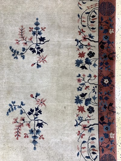 27168890f - Indo-Peking, Indien, Ende 20.Jhd, Wolle aufBaumwolle, ca. 450 x 360 cm, ...