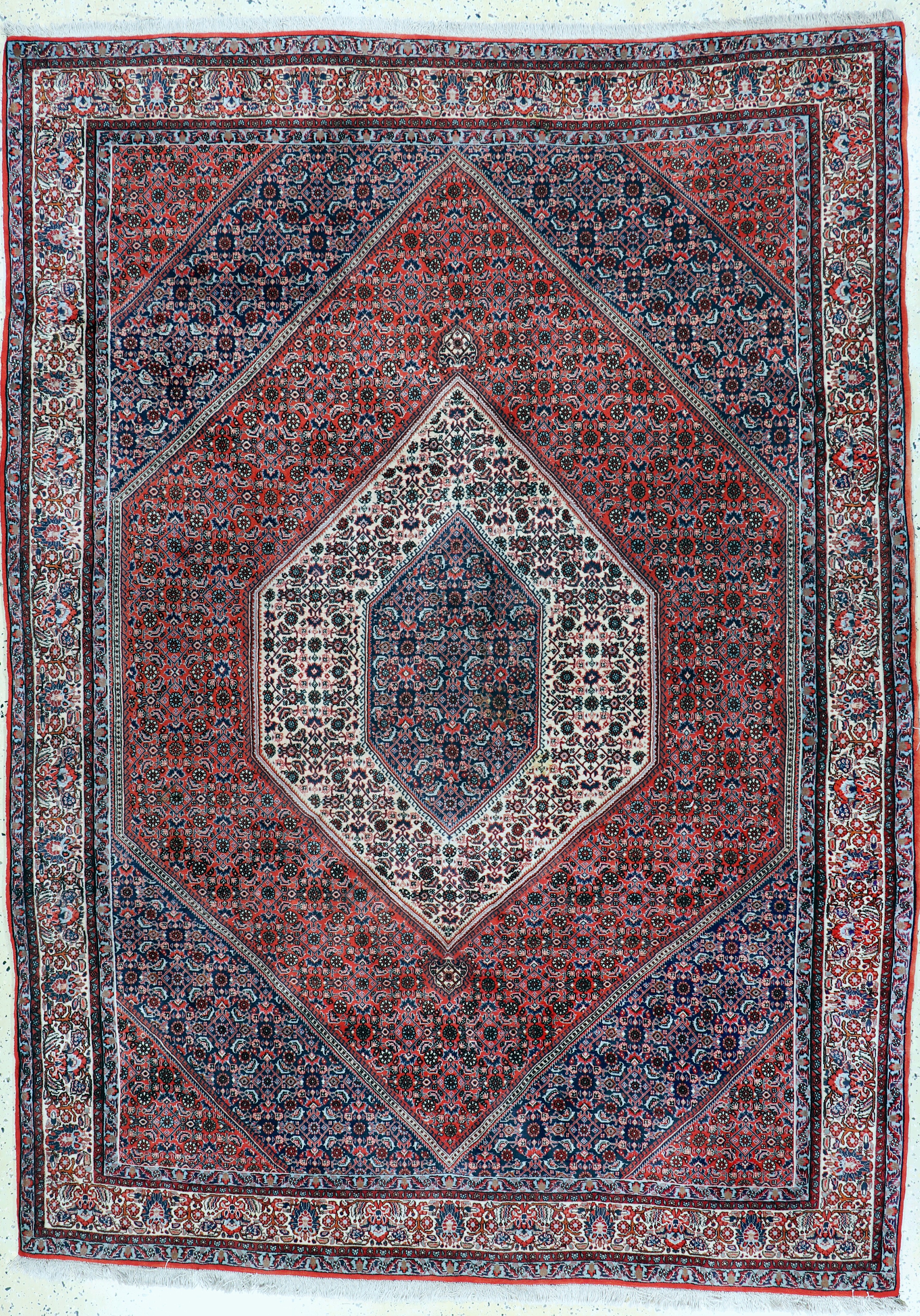 Image 27169005 - Bidjar Kork fein, Persien, Mitte 20.Jhd, Korkwolle auf Baumwolle, ca. 285 x 205 cm, ...
