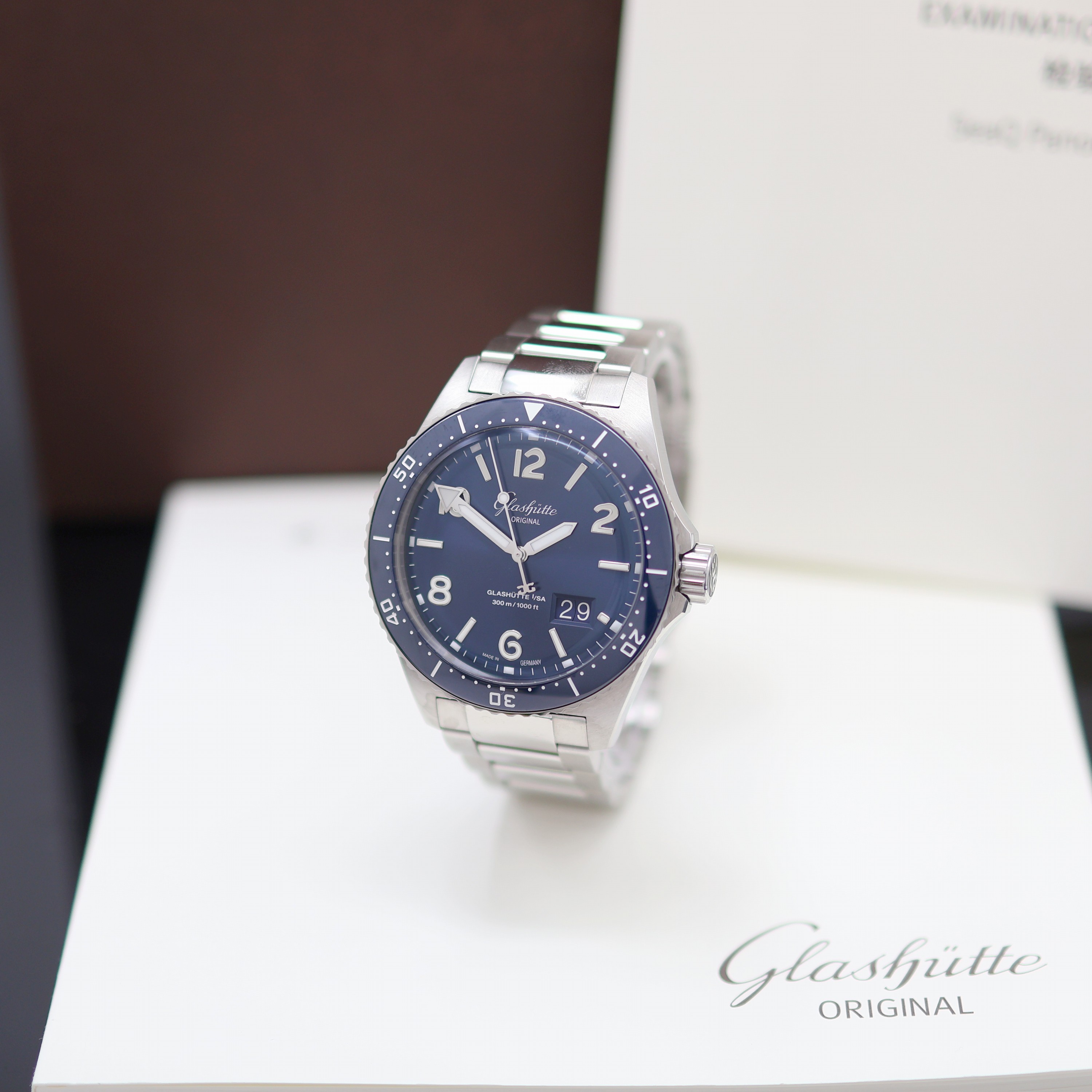 Image 27169011 - GLASHÜTTE ORIGINAL gents wristwatch SeaQ Panoramadatum reference 1-36-13-02-81-70, self ...