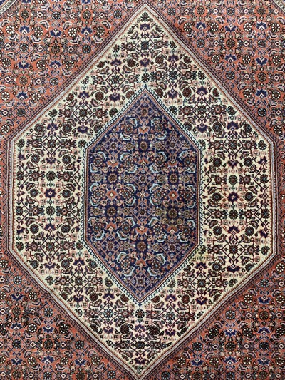 27169005d - Bidjar Kork fein, Persien, Mitte 20.Jhd, Korkwolle auf Baumwolle, ca. 285 x 205 cm, ...