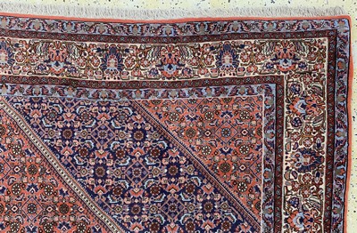 27169005f - Bidjar Kork fein, Persien, Mitte 20.Jhd, Korkwolle auf Baumwolle, ca. 285 x 205 cm, ...