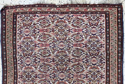 27169015a - Senneh Kelim antik, Persien, 19.Jhd, Wolle auf Wolle, ca. 204 x 126 cm, EHZ: 2, (kleine ...
