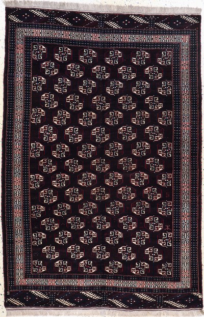 Image Yomud fine old, Turkmenistan, early 20th century, wool on wool, approx. 235 x 157 cm, ...