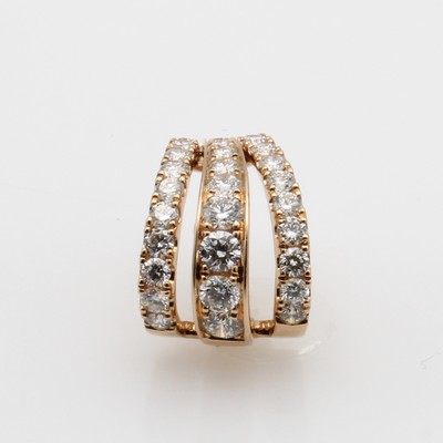 27171783a - Ear Cuff mit Brillanten, RoséG 750/000, Brill. zus. ca. 1.24 ct feines Weiß-Weiß/si, ...