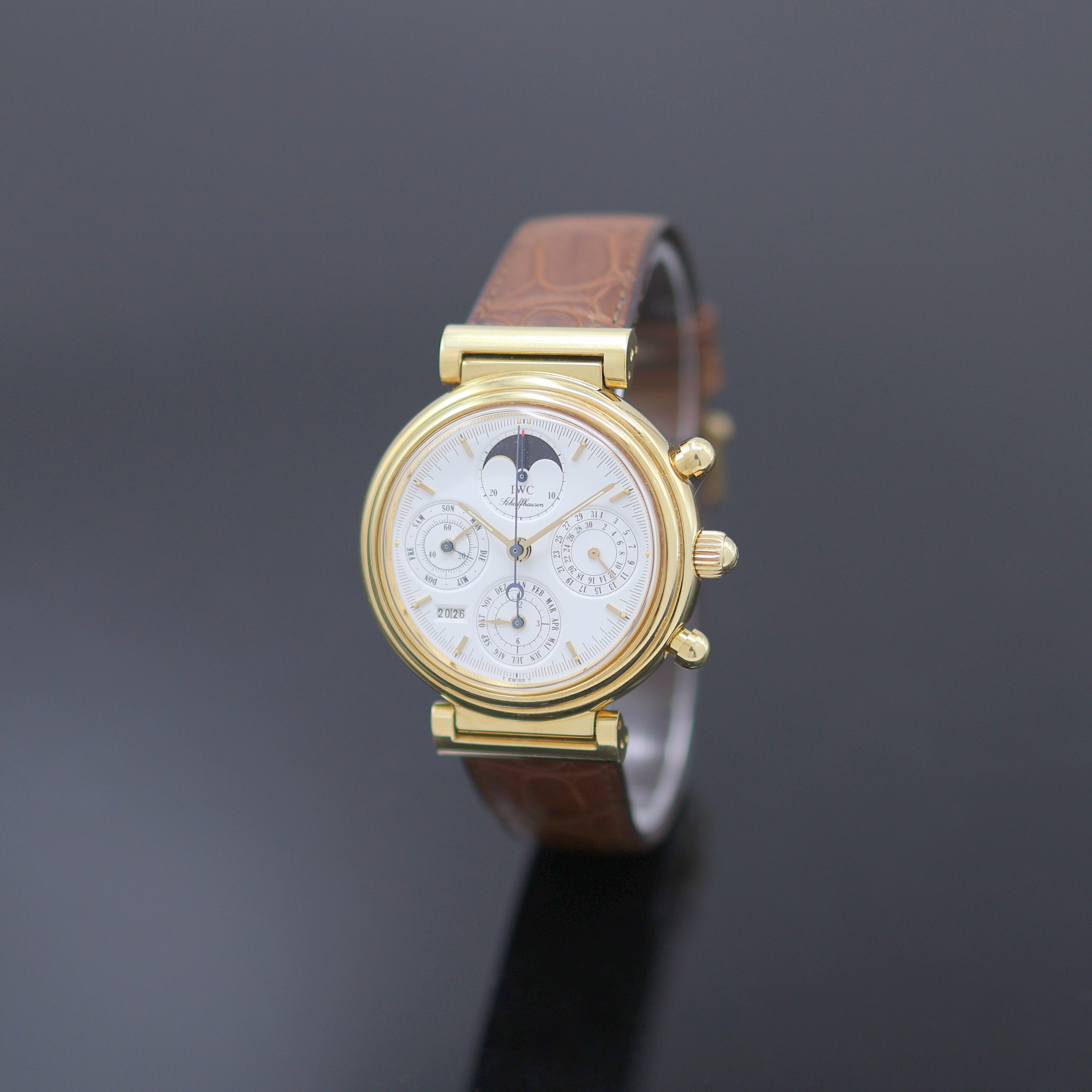 Image 27172642 - IWC feiner astronomischer Armbandchronograph Modell Da Vinci mit ewigem Kalender Referenz ...