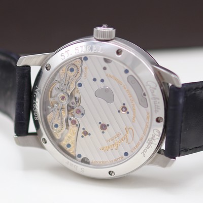 27172621e - GLASHÜTTE ORIGINAL PanoReserve Herrenarmbanduhr in Stahl, Handaufzug, beids. vergl. ...