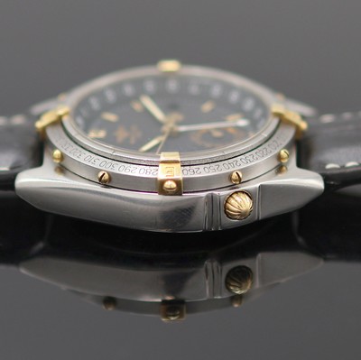 27172626d - BREITLING Duograph Herrenarmbanduhr Referenz B15047, Automatik, Edelstahl/Gold, Boden u. ...