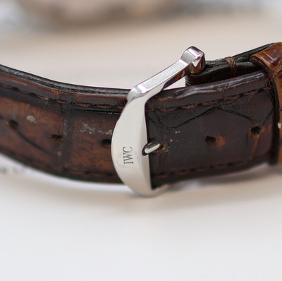 27172627c - IWC Portofino Hand-Wound Moon Phase große Herrenarmbanduhr Referenz IW516401, ...
