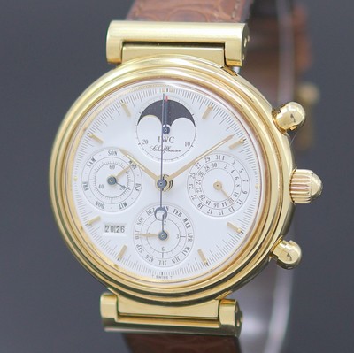 27172642a - IWC feiner astronomischer Armbandchronograph Modell Da Vinci mit ewigem Kalender Referenz ...