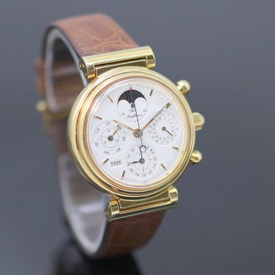 27172642b - IWC feiner astronomischer Armbandchronograph Modell Da Vinci mit ewigem Kalender Referenz ...