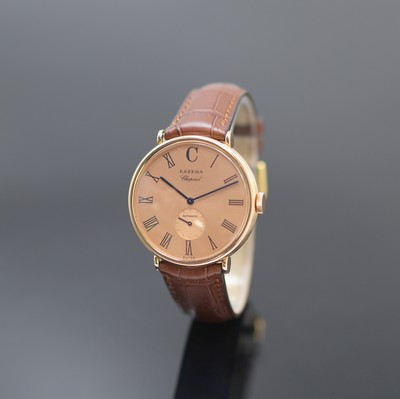 Image CHOPARD ESZEHA rare, on 100 pieces limited wristwatch in pink gold 18k reference 16/1904, ...