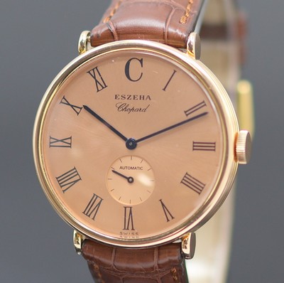 27172666a - CHOPARD ESZEHA seltene, auf 100 Stück limitierte Armbanduhr in RG 750/000 Referenz ...