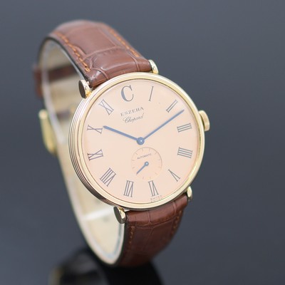 27172666b - CHOPARD ESZEHA seltene, auf 100 Stück limitierte Armbanduhr in RG 750/000 Referenz ...