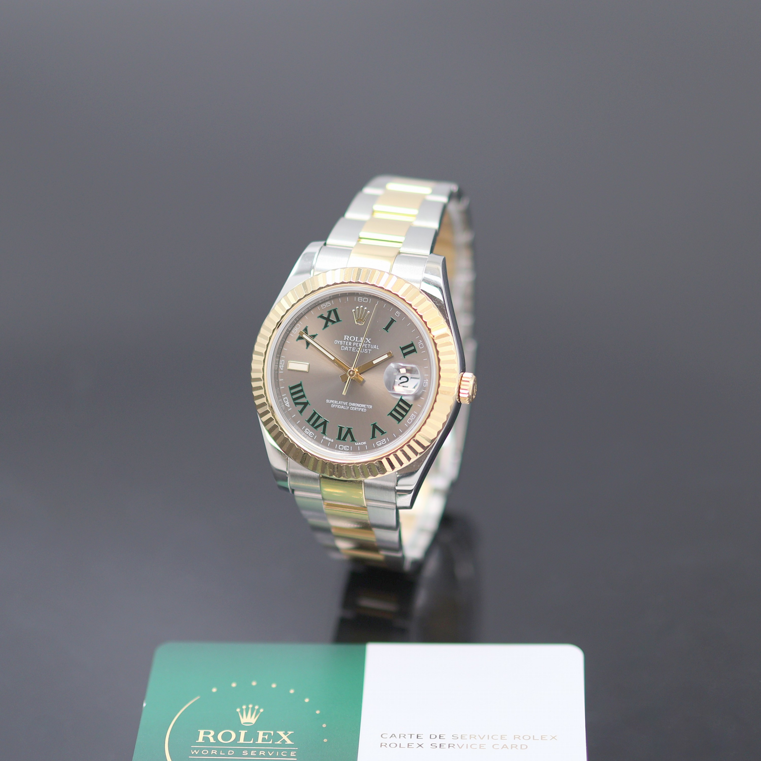 Image 27174578 - ROLEX Oyster Perpetual Datejust 42 Herrenarmbanduhr Referenz 116333, Automatik, ...