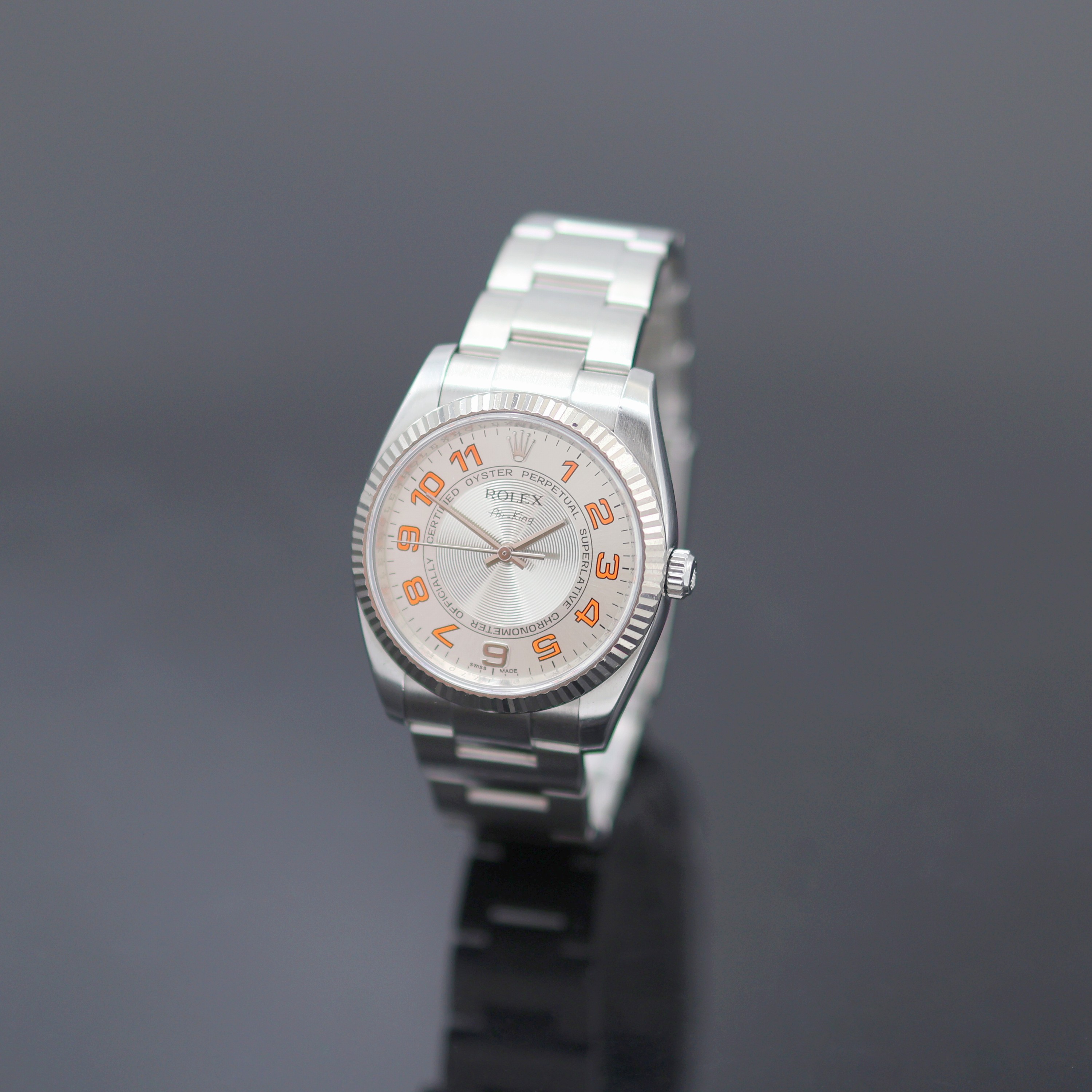 Image 27174585 - ROLEX Oyster Perpetual Air-King Herrenarmbanduhr Referenz 114234, Automatik, Chronometer ...