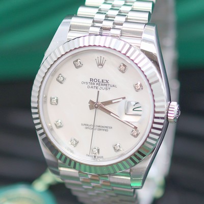 27175789a - ROLEX Oyster Perpetual Datejust 41 gents wristwatch reference 126334, self winding, ...