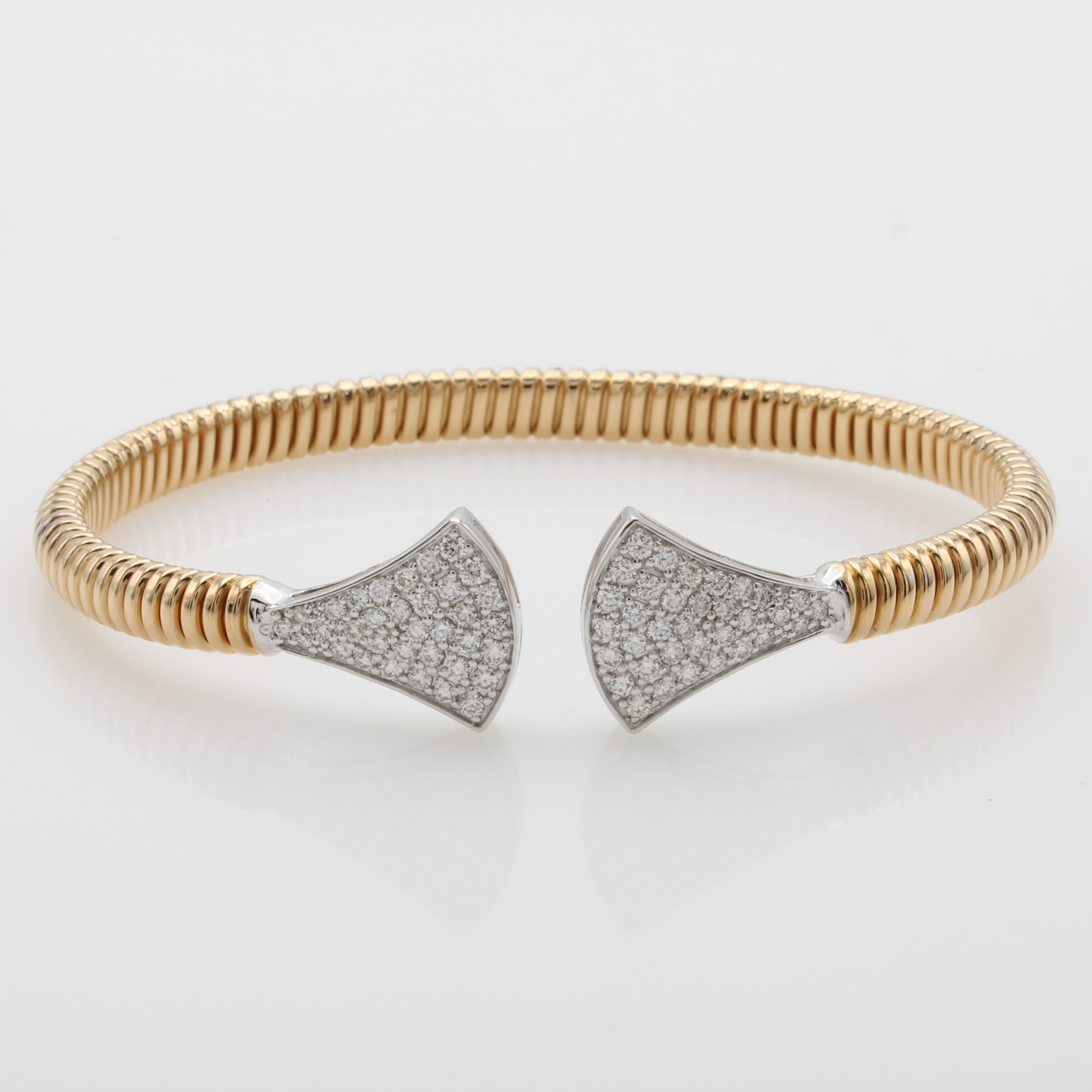 Image 27177739 - Armspange mit Brillanten, RG/WG 750/000, Brill. zus. ca. 0.79 ct feines Weiß/vs, ...
