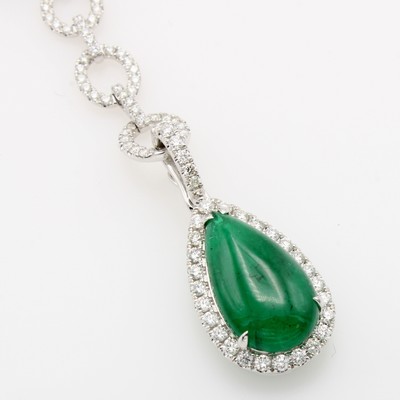27177734c - Collier ´Tiger´ mit Farbsteinen und Brillanten, WG 750/000, 2 Rubine als Augen zus. ca. ...