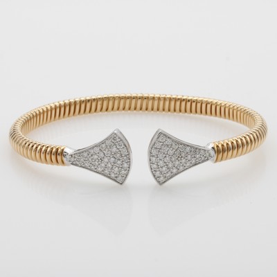 Image Armspange mit Brillanten, RG/WG 750/000, Brill. zus. ca. 0.79 ct feines Weiß/vs, ...