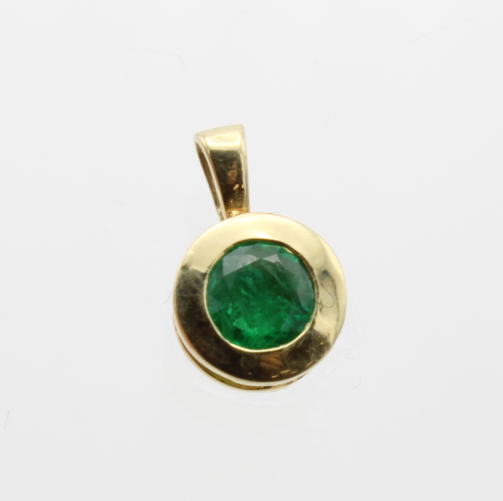 Image 27180620 - Anhänger mit Smaragd, GG 585/000, Smaragd ca. 0.61 ct Schätzpreis: 1180, - EUR